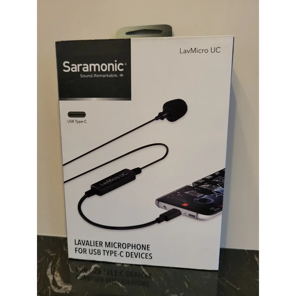 Saramonic LavMicro-UC Lavalier Omnidirectional Microphone for USB-C Smartphones